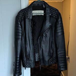 Black Leather Jacket for Men